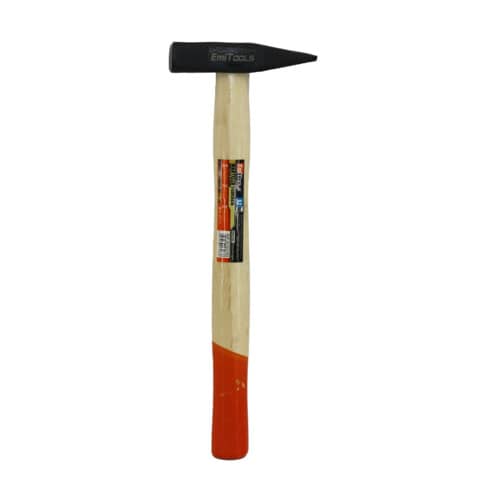 Martello tipo tedesco in acciaio Emi 200 g - manico in legno - uso leggero - 8103183